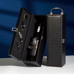 L'Écrin — Coffret de transport pour bouteille de vin avec accessoires