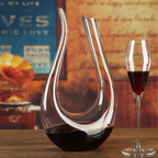 Le Décanteur — Carafe à vin en cristal soufflé 1500 ml avec aérateur