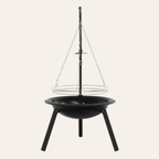 L'Originel — Brasero avec grille de cuisson réglable en acier