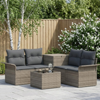 Le Patio — Salon de jardin modulable en poly rotin