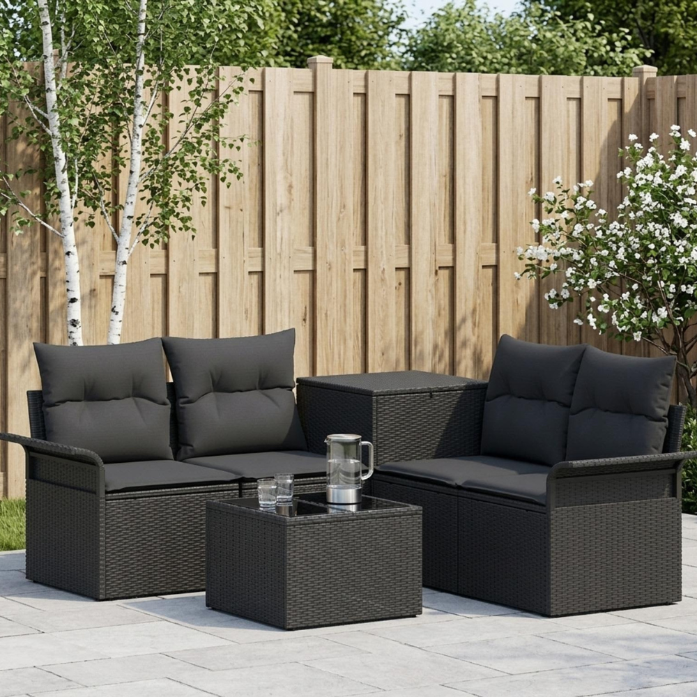 Le Patio — Salon de jardin modulable en poly rotin
