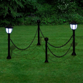 Le Balisage — Clôture décorative avec 2 lampes solaires LED