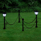 Le Balisage — Clôture décorative avec 2 lampes solaires LED